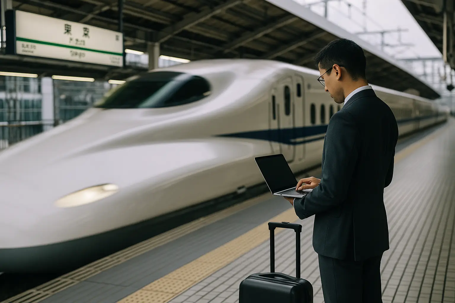 Business seat in tokyo train